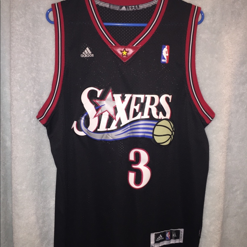 NBA sixers Iverson Jersey XL